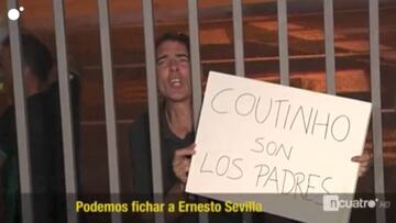 El fan más extremo del Barça: "Coutinho son los padres, que fichen a Ernesto Sevilla"