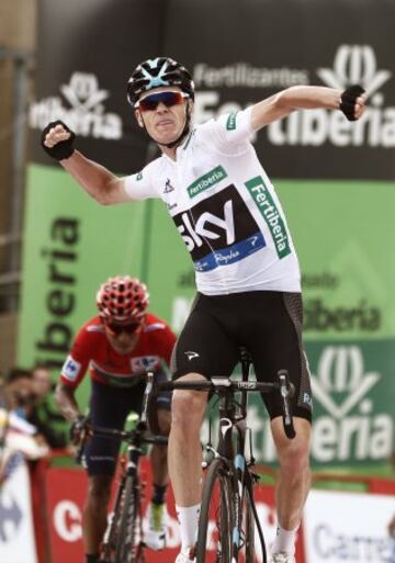 Chris Froome, ganador de la etapa. 