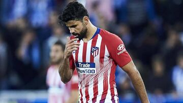 Diego Costa, durante el Alavés-Atlético de Madrid.
