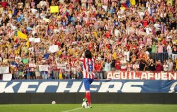 El Vicente Calderón es un gran amigo de Falcao,un estadio que luego de sus goles coreaba su nombre y de principio a fin siempre lo apoyó.