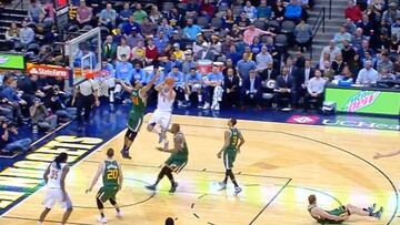 Gallinari y el arte del mate con rectificado: ¡simplemente bestial!