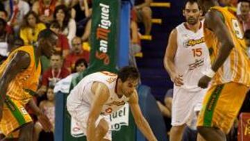 <b>ESPAÑA 85 - COSTA DE MARFIL 70</b>.