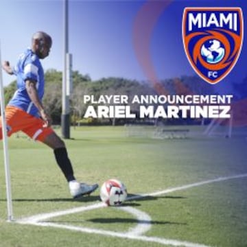 Ariel Mart&iacute;nez ficha por el Miami FC.