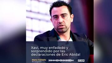 El Larguero revela otro lío para Abidal, esta vez con Xavi