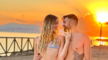 ?lvaro ?lvarez, de ¡®La isla de las tentaciones¡¯, ense?a el tatuaje con la cara de Andrea Bueno