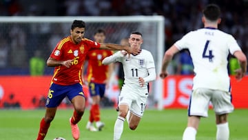 The Spain midfielder didn’t come back out for the second half against England in the Euro 2024 final.