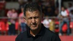 Juan Carlos Osorio en su &uacute;ltima practica con el Sao Paulo de Brasil.