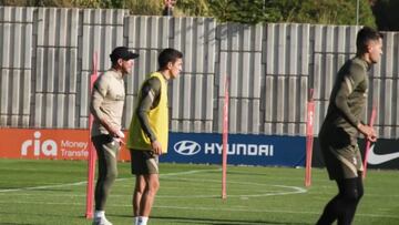 El Atlético entrena sin Thomas y a la espera de Torreira