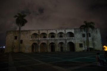 Santo Domingo, República Dominicana, durante la Hora del Planeta