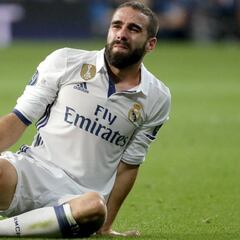 Problema para Zidane: Carvajal, de 3 a 4 semanas fuera