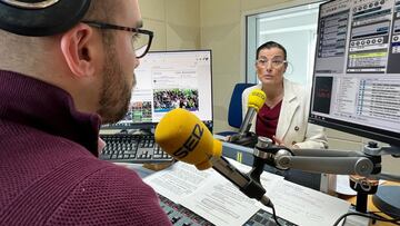 Gema Igual, alcaldesa de Santander, en la Cadena SER.