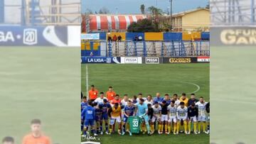 El emotivo homenaje a Cristóbal Campos en la Segunda División