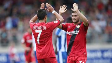 El cuadro en donde milita el mexicano Javier &#039;Chicharito&#039; Hern&aacute;ndez, fue analizando la actuaci&oacute;n de Julian Brandt y Lars Bender ante el Tri.