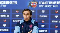 23/02/24 LEVANTE UD 
RUEDA DE PRENSA DE MARIBEL VILAPLANA , PABLO SANCHEZ Y FELIPE MIÑAMBRES 