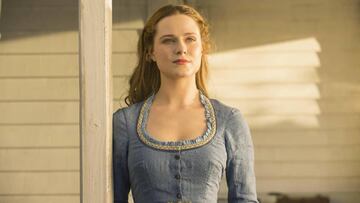 Evan Rachel Wood en el papel de Dolores Abernathy en 'Westworld'.