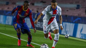 Dembélé, ante Mbappé.