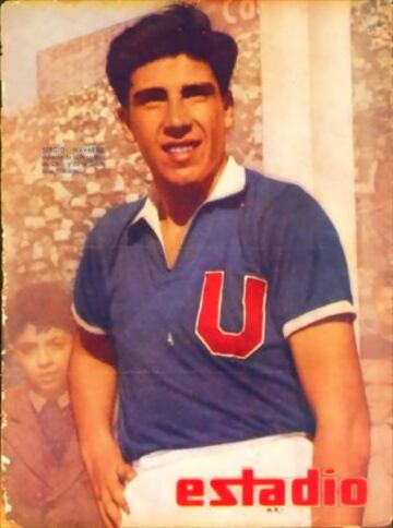 El zaguero Sergio Navarro, miembro del Ballet Azul entre el '59 y el '64, defendió a Colo Colo posteriormente el '65 y '66.