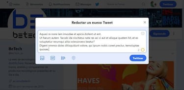 Confirmado: Twitter ya te deja mandar mensajes de 280 caracteres