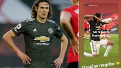 El United quiere premiar a Cavani