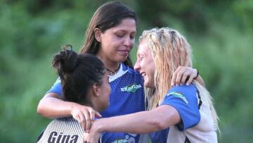 Mujeres equipo azul