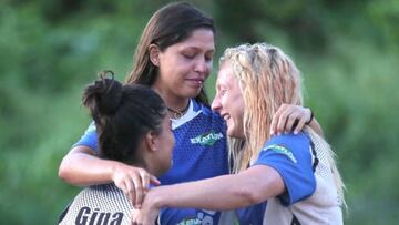 Mujeres equipo azul 