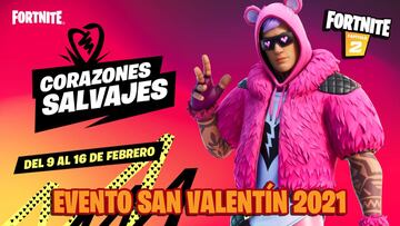 San Valentín en Fortnite: así es el evento Corazones Salvajes