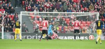 Koke marca el 0-1.
