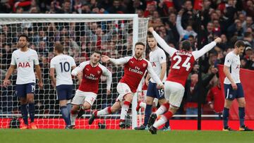 El Arsenal no da opción al Tottenham y se lleva el derbi