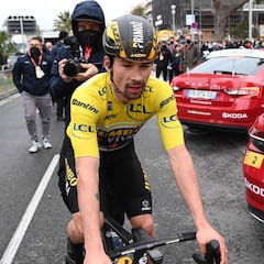 Roglic, Vingegaard y Martínez prueban el pavés antes del Tour