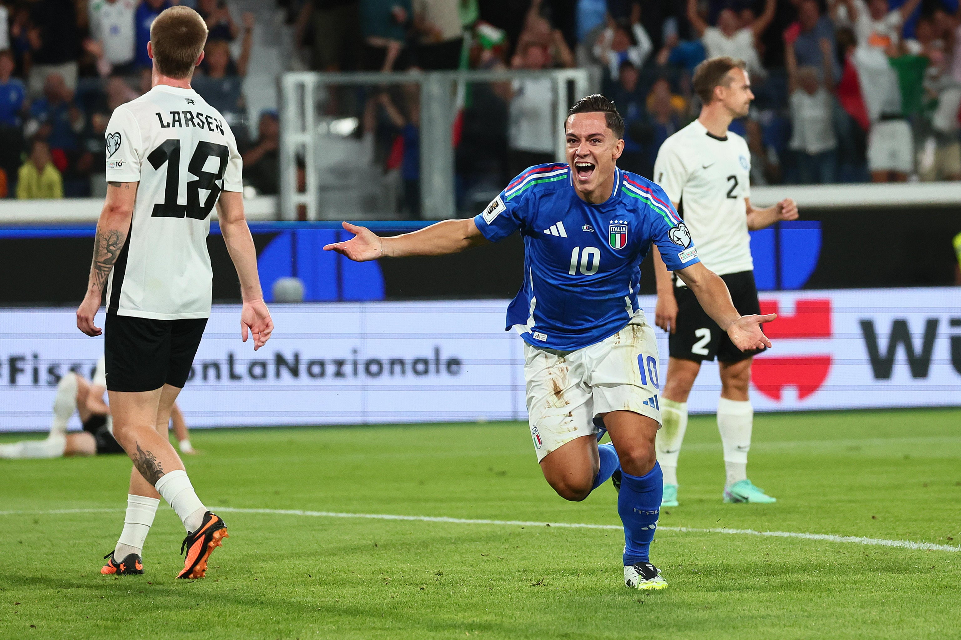 Italia encontró los goles perdidos y goleó a Estonia