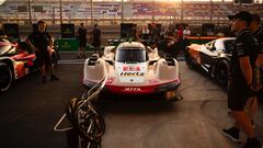 El Porsche #12 del Team Jota, el lunes en Qatar