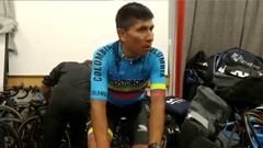 Nairo se pone a tope para la carrera del domingo