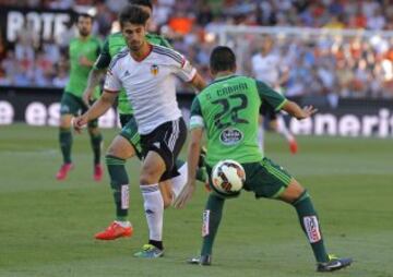 Valencia-Celta de Vigo.
André Gomes y Gustavo Cabral.