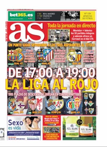 Las portadas de AS de mayo