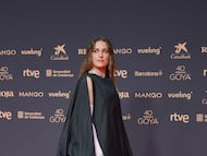 Alexia Putellas posa en la alfombra roja de la 40º edición de los Premios Goya. Alberto Paredes / Europa Press