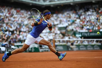 Nadal ganó a Wawrinka por 6-2, 6-3 y 6-1.