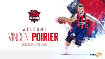 Vicent Poirier, nuevo jugador del Baskonia para la temporada 2017-18.