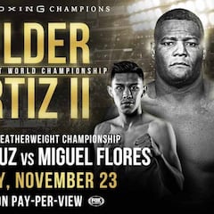 Deontay Wilder - Luis Ortiz 2: TV, horario, cartelera y cómo ver