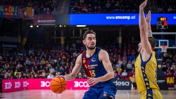 Satoransky durante el partido entre Barça y Morabanc Andorra de la jornada 12 de la ACB.