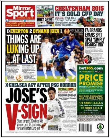 Portadas de la prensa deportiva