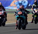 Maverick pierde la pole al pisar lo verde y la hereda Quartararo