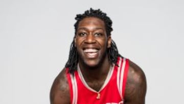 Montrezl Harrell con la camiseta de los Houston Rockets.