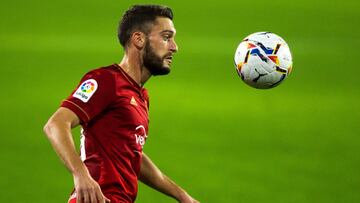 Roberto Torres of Osasuna during LaLiga, football match played between Sevilla Futbol Club and Club Atletico Osasuna at Ramon Sanchez Pizjuan Stadium on November 7, 2020 in Sevilla, Spain.
AFP7
07/11/2020 ONLY FOR USE IN SPAIN