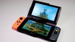 Ni es Nintendo Switch 2 ni es oficial, pero así sería jugar a la primera Switch a doble pantalla