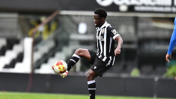 Jean Jules, en el amistoso ante el Águilas FC.