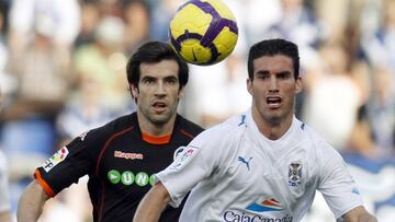 Alejandro Alfaro, en un partido con el Tenerife.