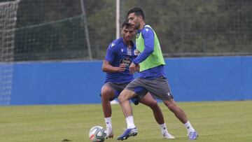 B&oacute;veda ya se entrena con el Deportivo