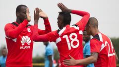 En imágenes la doble victoria de Santa Fe ante Deportivo Pasto