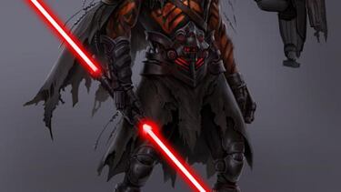 Nuevas ilustraciones del juego cancelado de Darth Maul