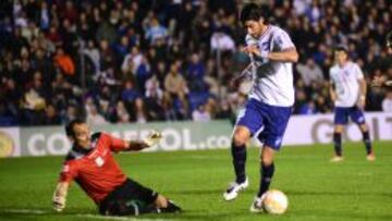 Sebasti&aacute;n Abreu, estuvo en el partido de vuelta de Copa Sudamericana frente a Oriente Petrolero 